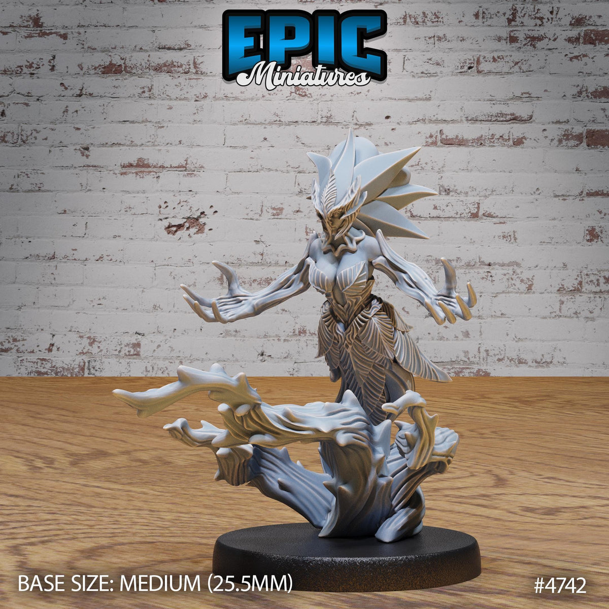 Rose Spirit Option #4742 front DND miniature Old Fables 16k resin