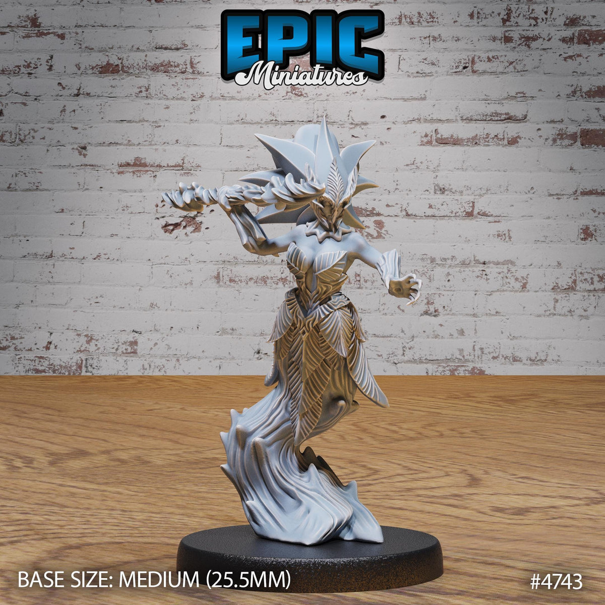 Rose Spirit Option #4743 front DND miniature Old Fables 16k resin