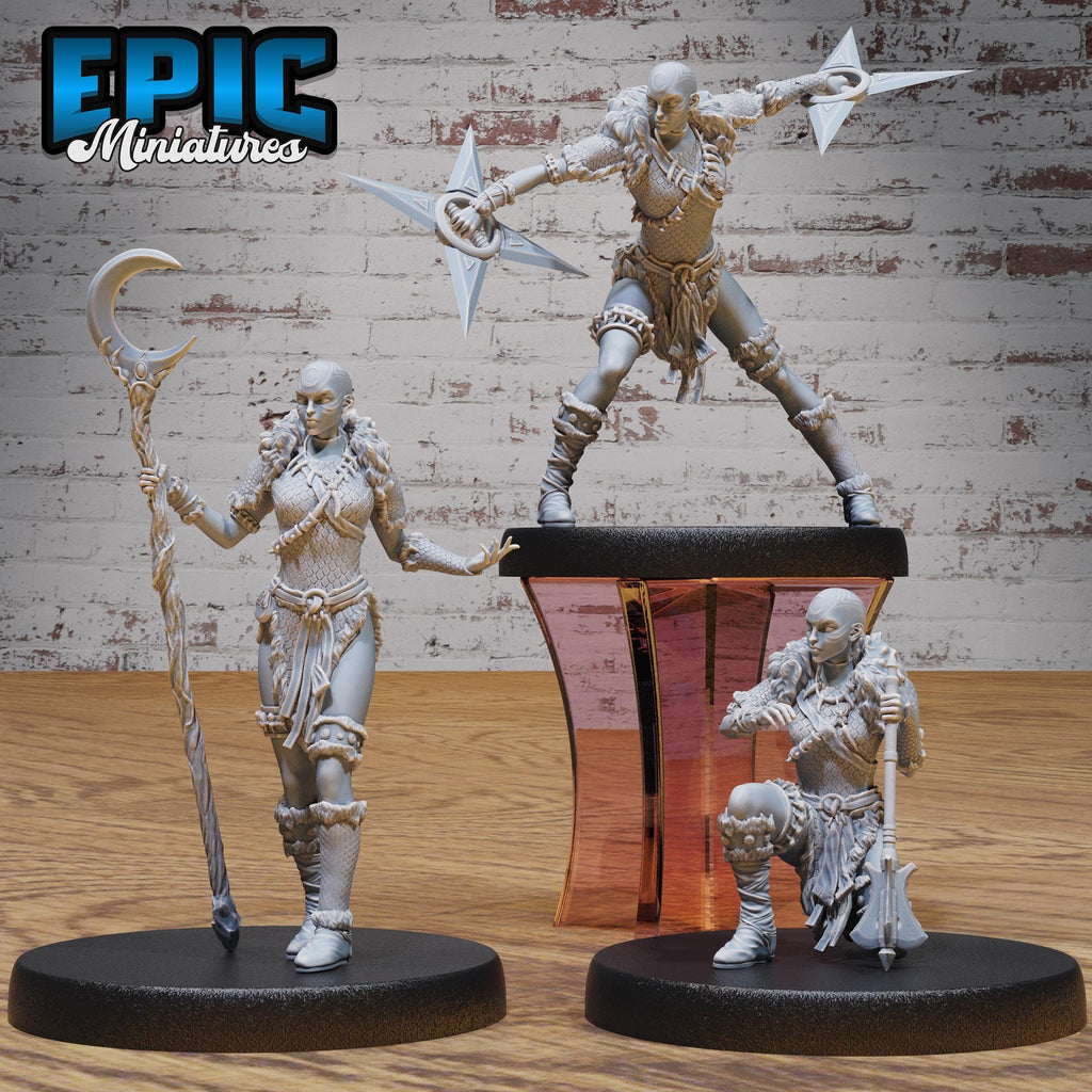 Moon Cultist Set of 3 DND miniatures group photo Old Fables
