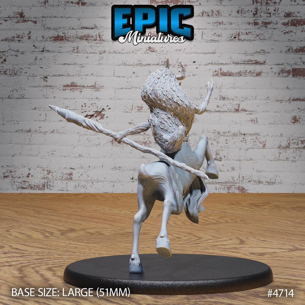 Faun Druid Option #4714 back DND miniature Old Fables 16k resin
