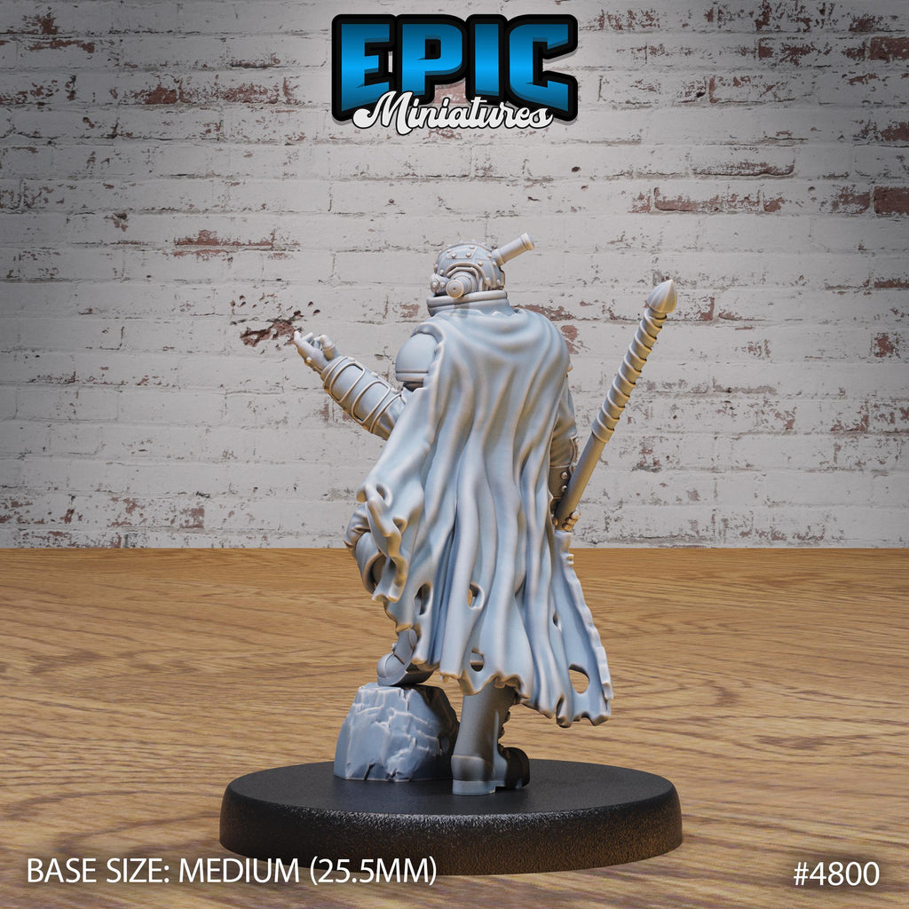 Iron Mind Warrior Option #4800 back DND miniature Steam Society 16k resin