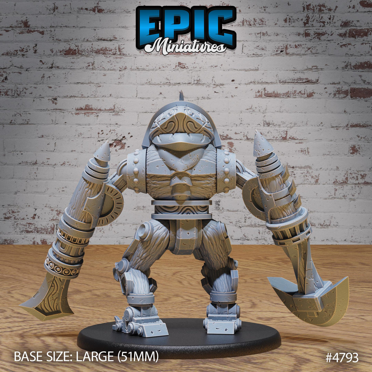 Destruction Automaton Option #4793 back DND miniature Steam Society 16k resin