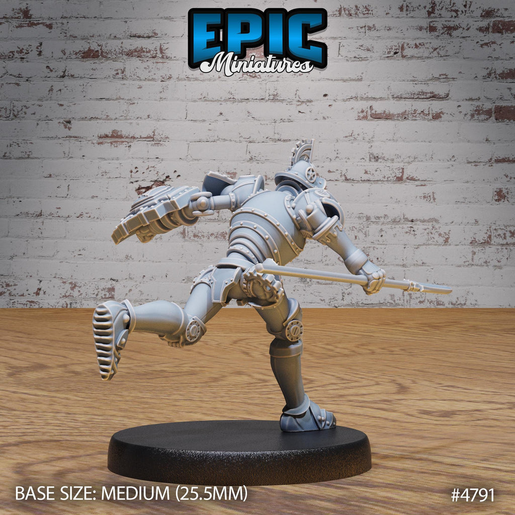 Construct Gladiator Option #4792 front DND miniature Steam Society 16k resin