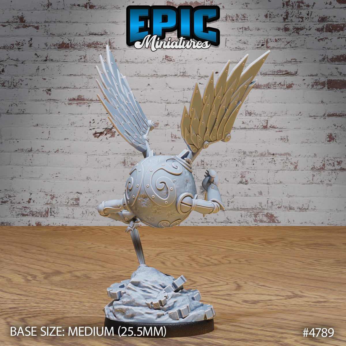 Clockwork Mono Drone Option #4789 back DND miniature Steam Society 16k resin