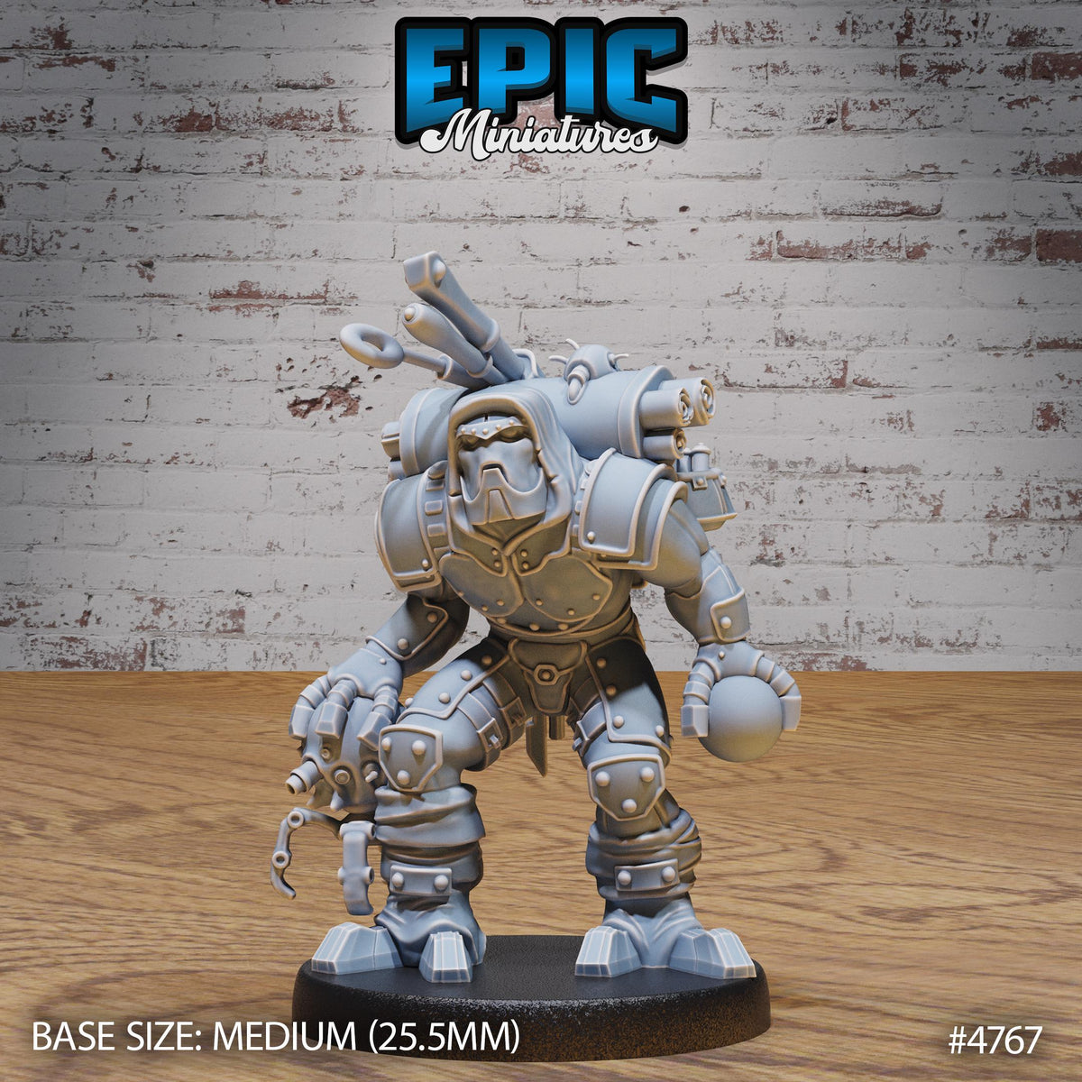 Construct Alchemist Option #4767 front DND miniature Steam Society 16k resin