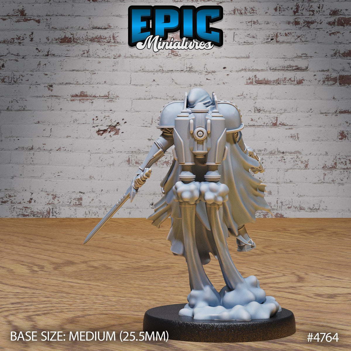 Jetpack Headhunter Option #4764 back DND miniature Steam Society 16k resin