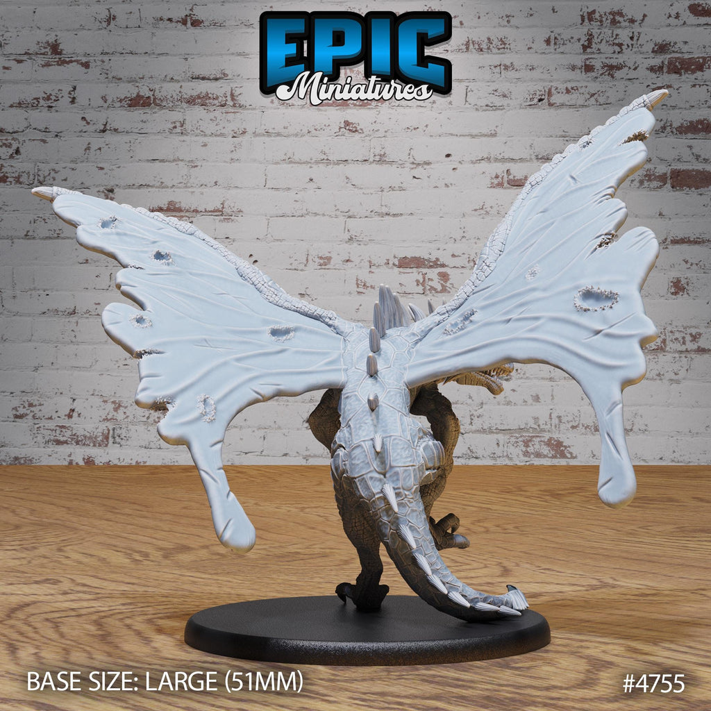 Fairy Dragon Option #4755 back DND miniature Old Fables 16k resin