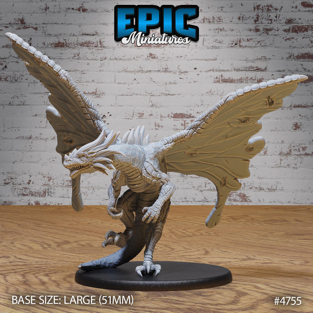 Fairy Dragon Option #4755 front DND miniature Old Fables 16k resin