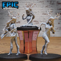 Druid Child Female Set of 3 DND miniatures group photo Old Fables