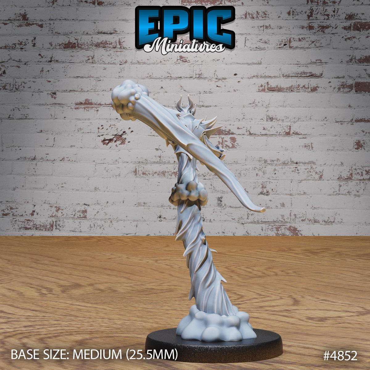 Flame Myrmidon Fire Option #4852 back DND miniature Age of Dragons 16k resin