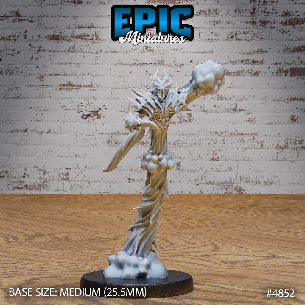 Flame Myrmidon Fire Option #4852 front DND miniature Age of Dragons 16k resin