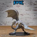 Huge Demise Wyvern Option #4885 front DND miniature Age of Dragons 16k resin