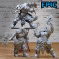 Huge Giant Dragon Hunter Set of 3 DND miniatures group photo Age of Dragons