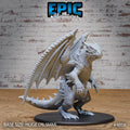 Huge Bipedal Dragon Option #4859 front DND miniature Age of Dragons 16k resin