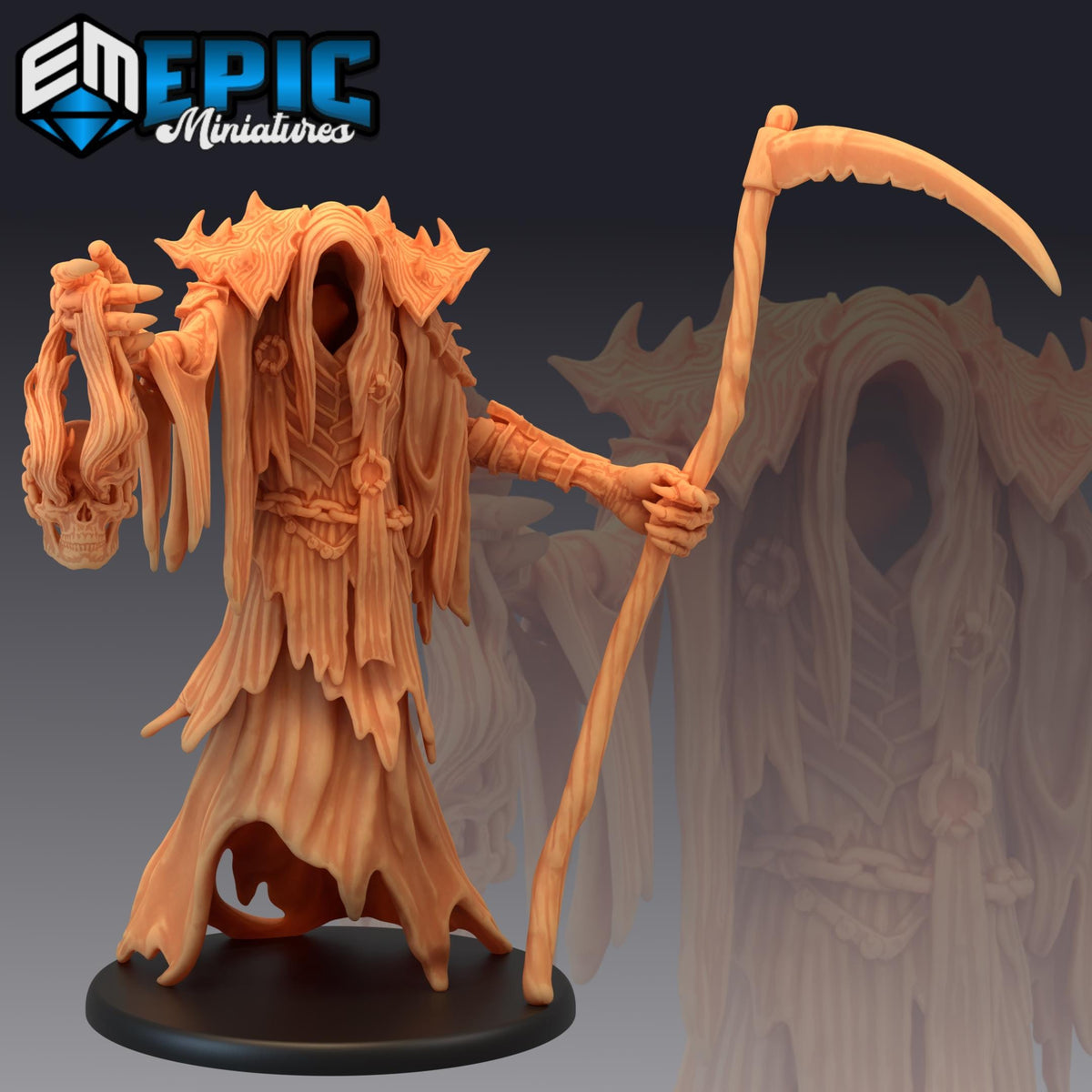 Death Death front DND miniature Restless Bones 16k resin