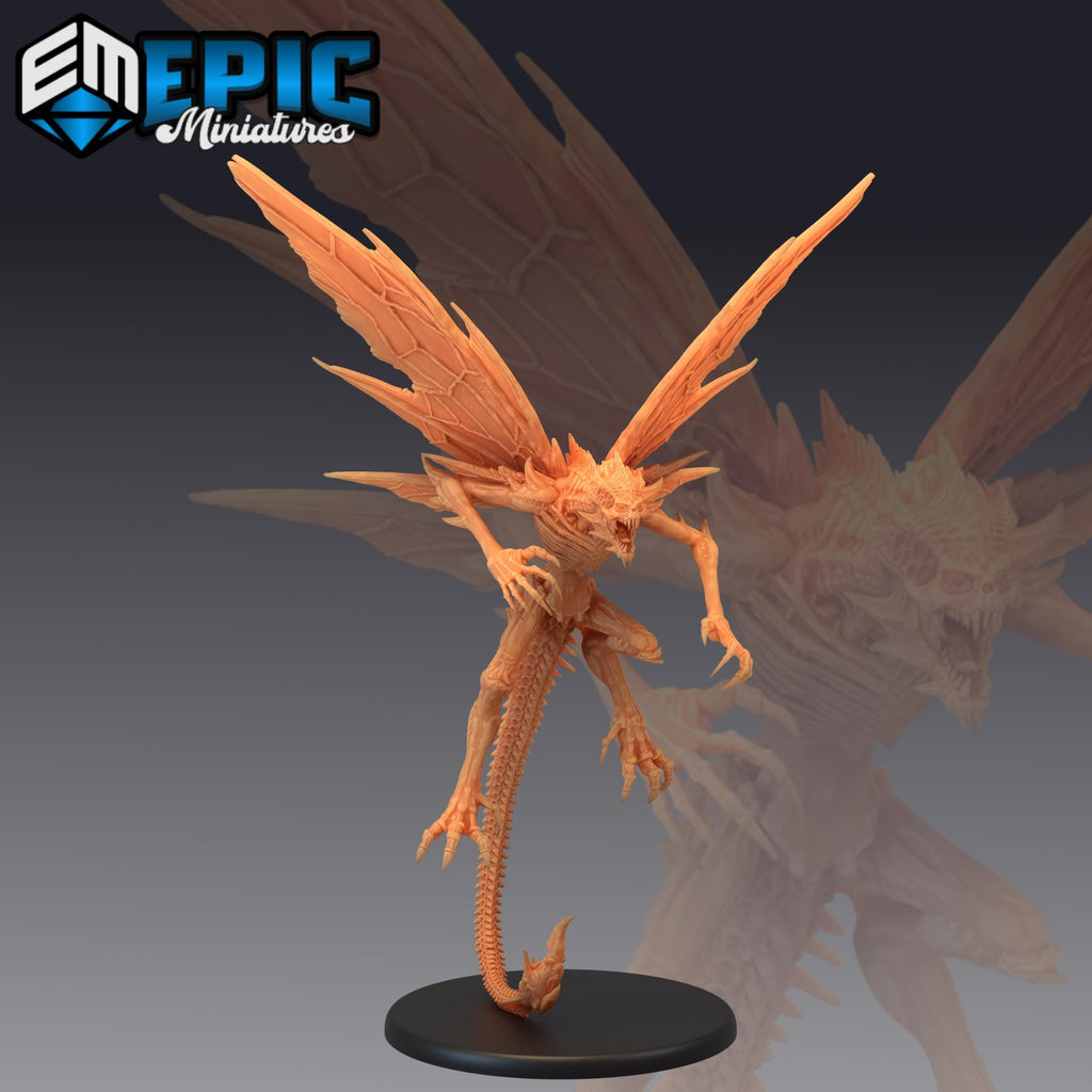 Bone Devil Magic back DND miniature Restless Bones 16k resin