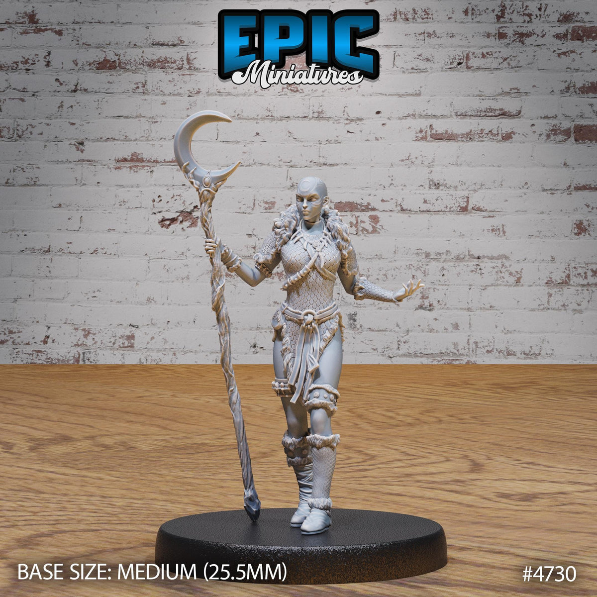 Moon Cultist Option #4730 front DND miniature Old Fables 16k resin