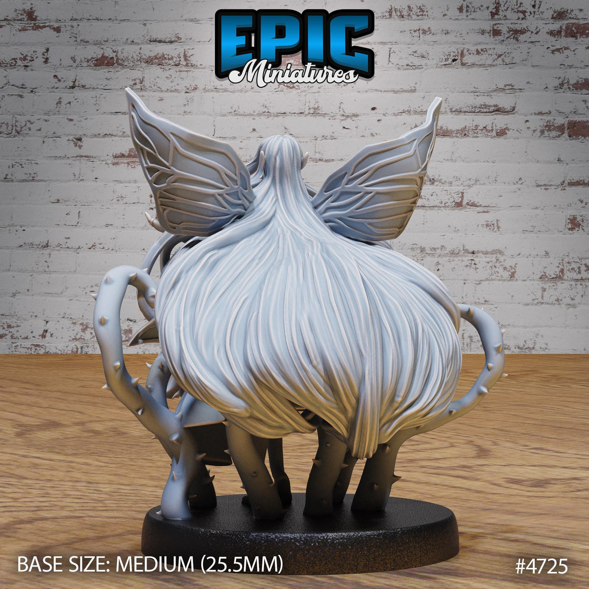 Female Fey Adventurer Option #4725 back DND miniature Old Fables 16k resin