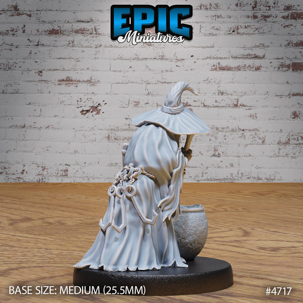 Green Hag Option #4717 back DND miniature Old Fables 16k resin