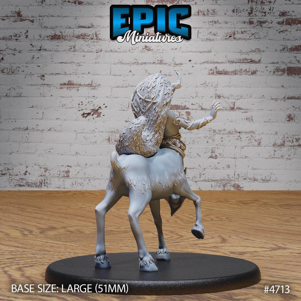 Faun Druid Option #4713 back DND miniature Old Fables 16k resin