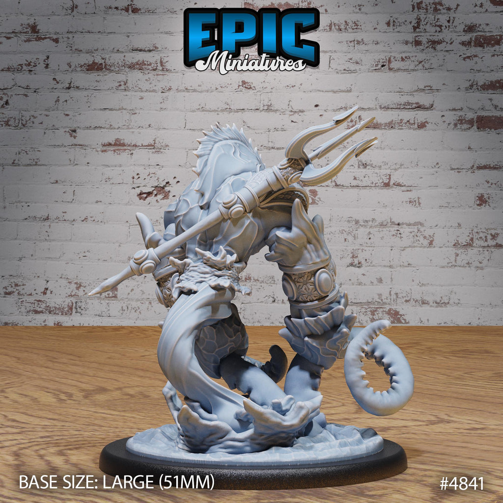 Water Elemental Guard Option #4841 back DND miniature Mysterious Ocean 16k resin