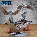Ocean Wyvern Set of 3 DND miniatures group photo Mysterious Ocean