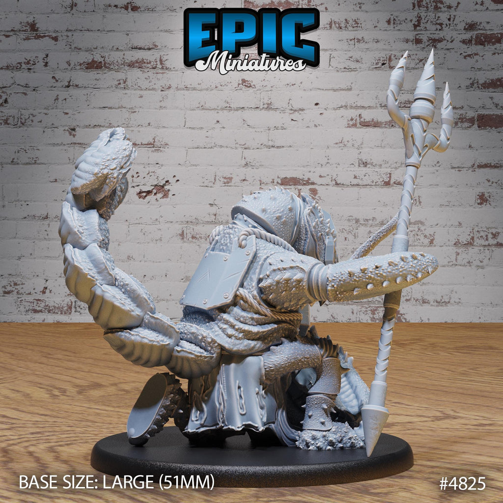 Lobster Folk Option #4825 back DND miniature Mysterious Ocean 16k resin