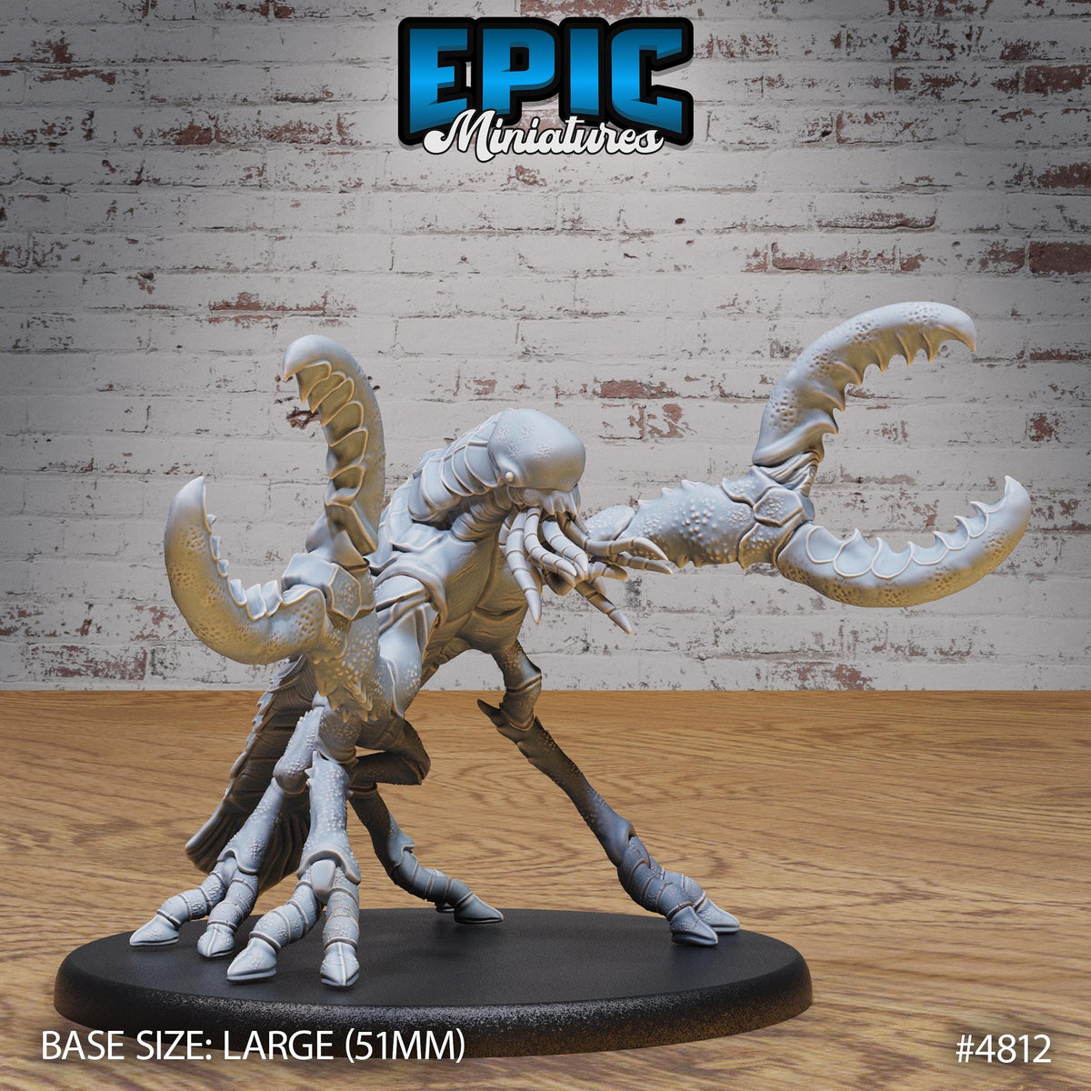 Chull Option #4812 front DND miniature Mysterious Ocean 16k resin