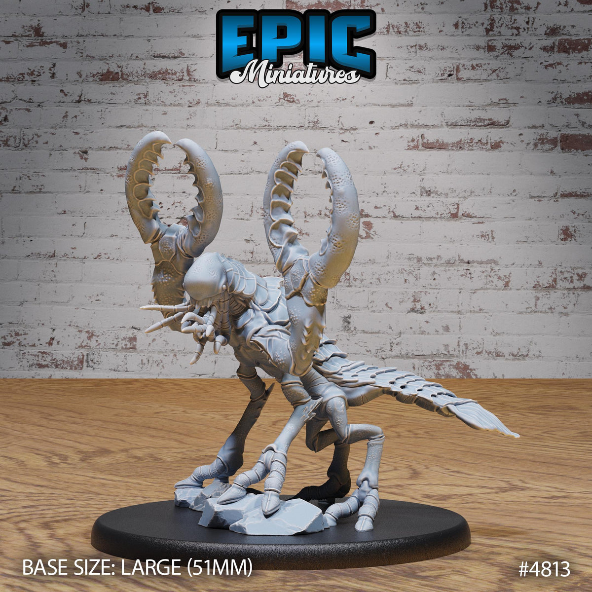 Chull Option #4813 front DND miniature Mysterious Ocean 16k resin