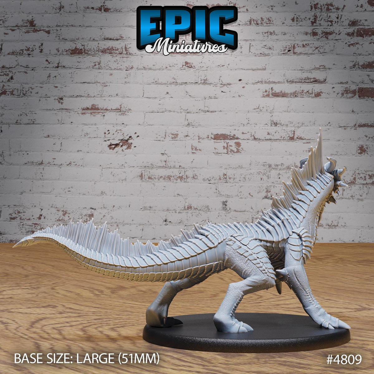 Bronze Guard Drake Option #4809 back DND miniature Mysterious Ocean 16k resin