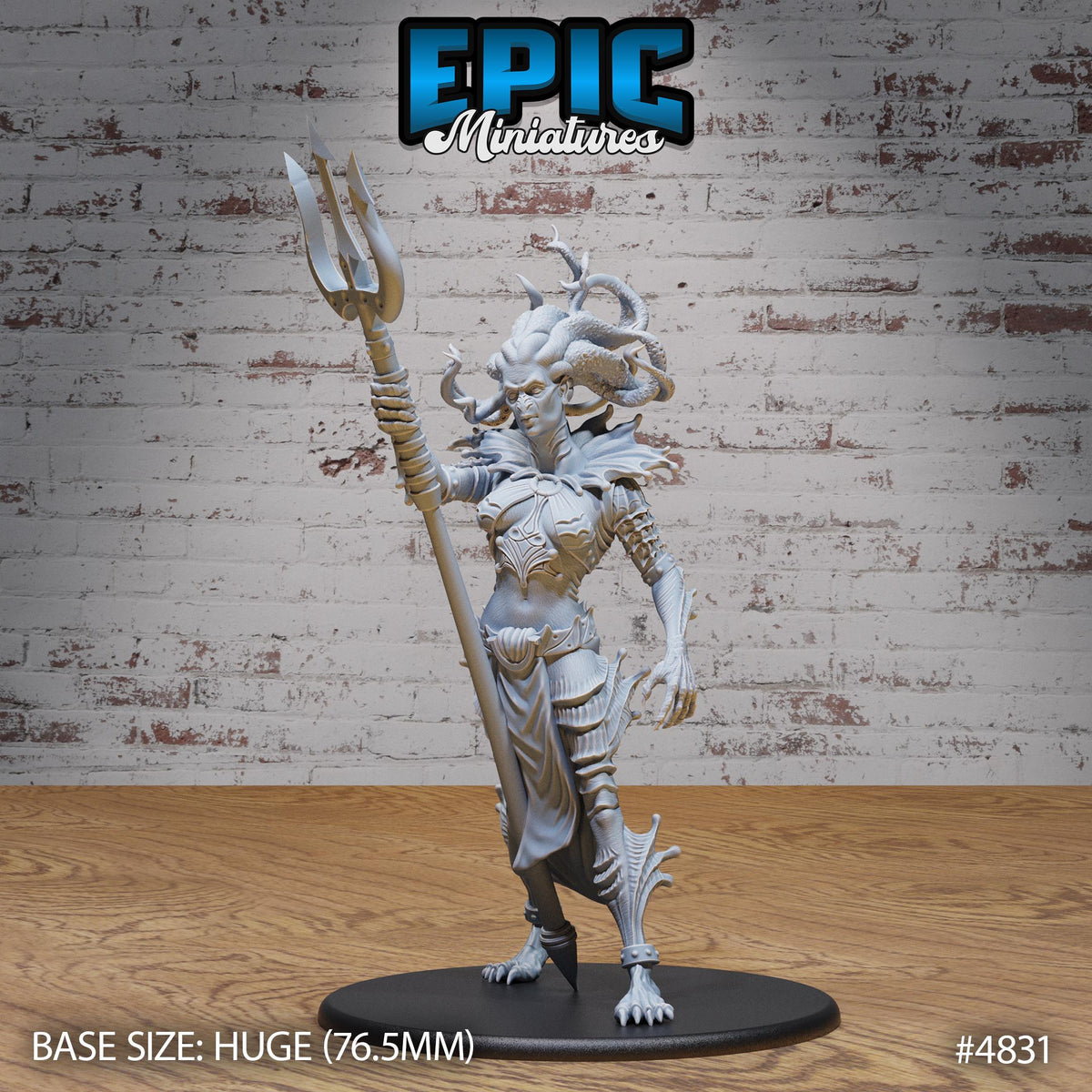 Sea Titan Tethys Option #4831 front DND miniature Mysterious Ocean 16k resin