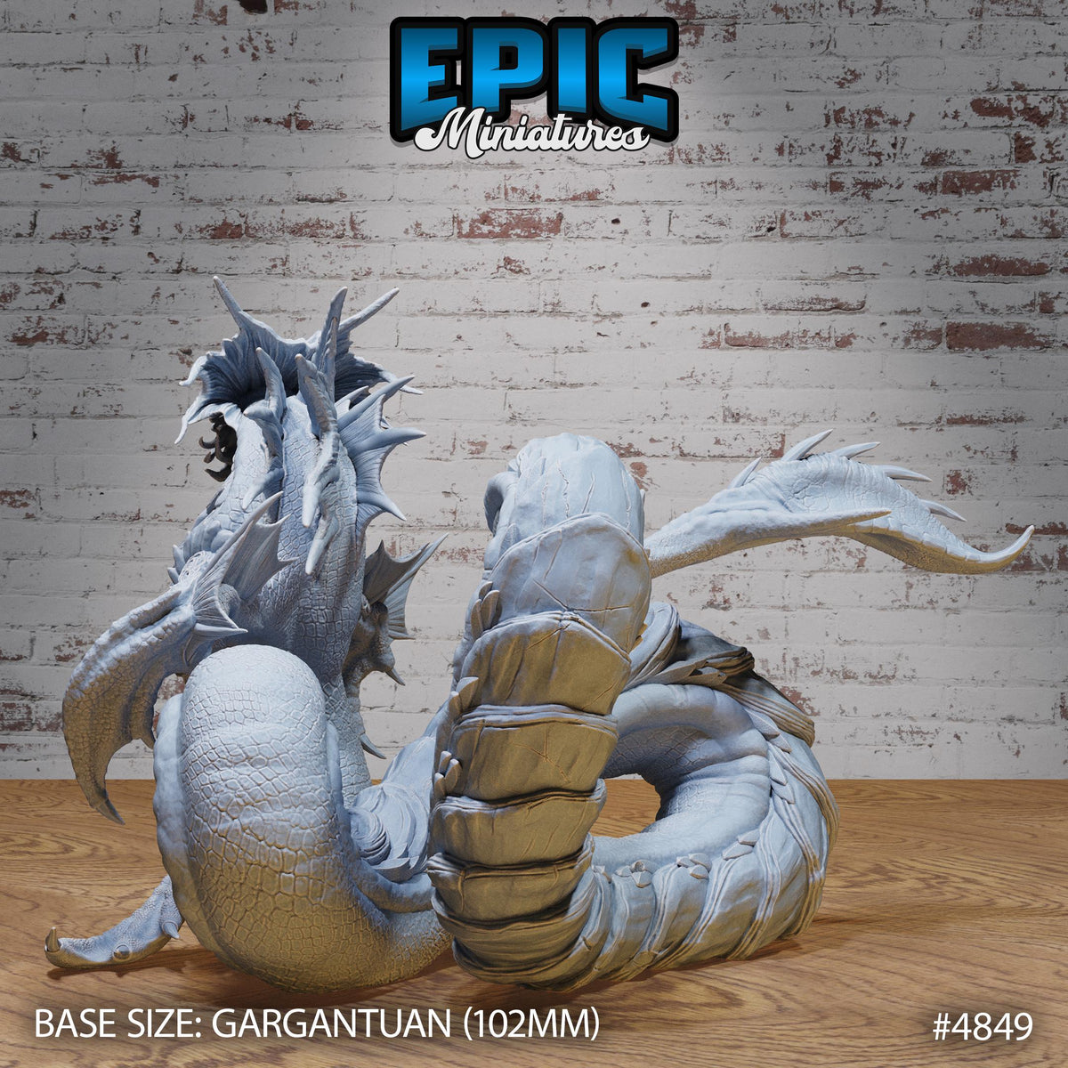 Gargantuan Ancient Leviathan DND miniature Mysterious Ocean photo 2