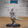 Half Dragon Adventurer Option #4887 front DND miniature Age of Dragons 16k resin