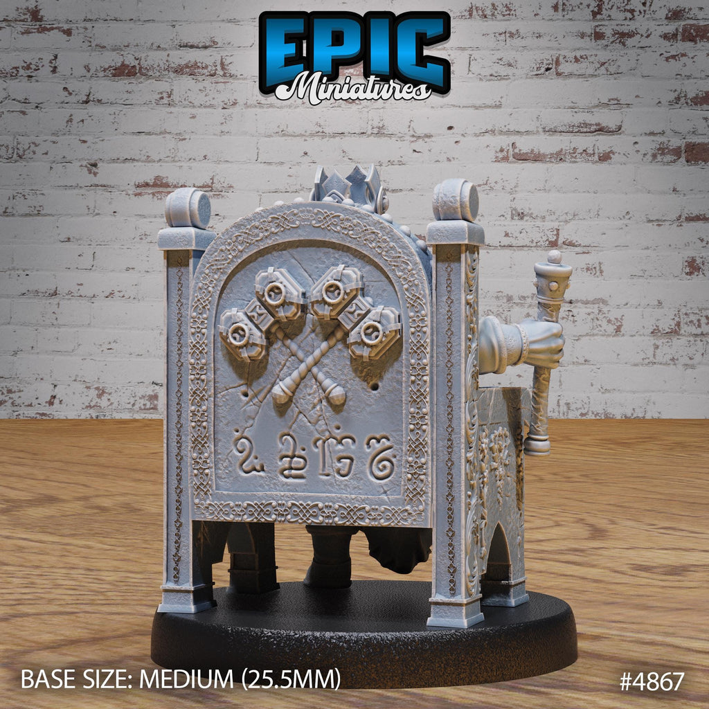 Dwarf King Option #4867 back DND miniature Age of Dragons 16k resin