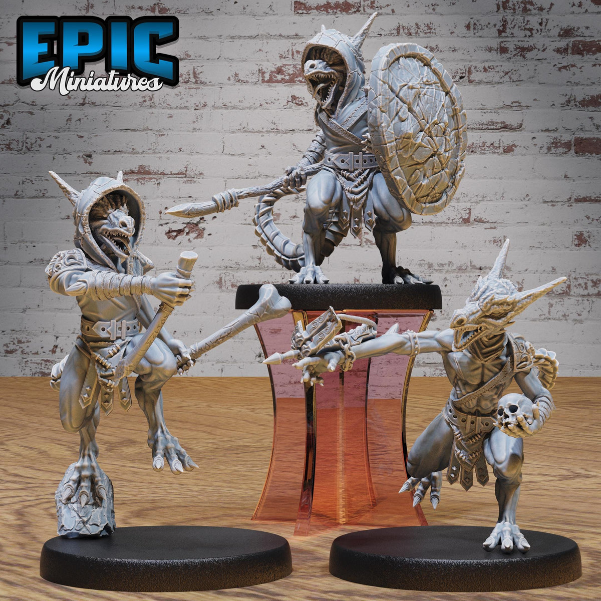 Kobold Minion Set of 3 DND miniatures group photo Age of Dragons