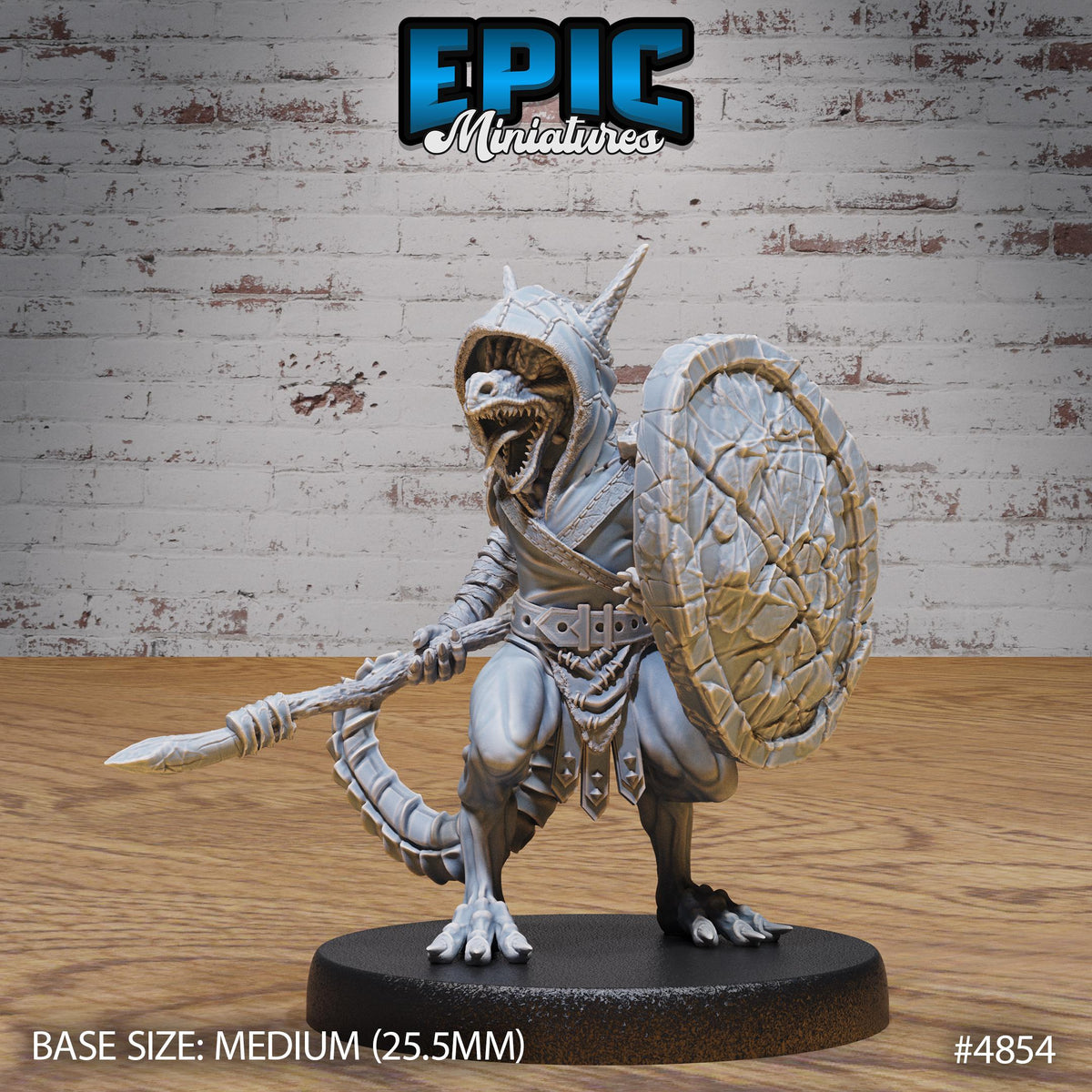 Kobold Minion Option #4854 front DND miniature Age of Dragons 16k resin