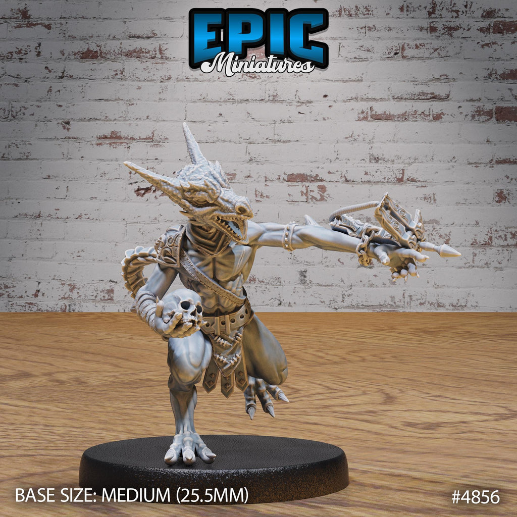 Kobold Minion Option #4856 front DND miniature Age of Dragons 16k resin