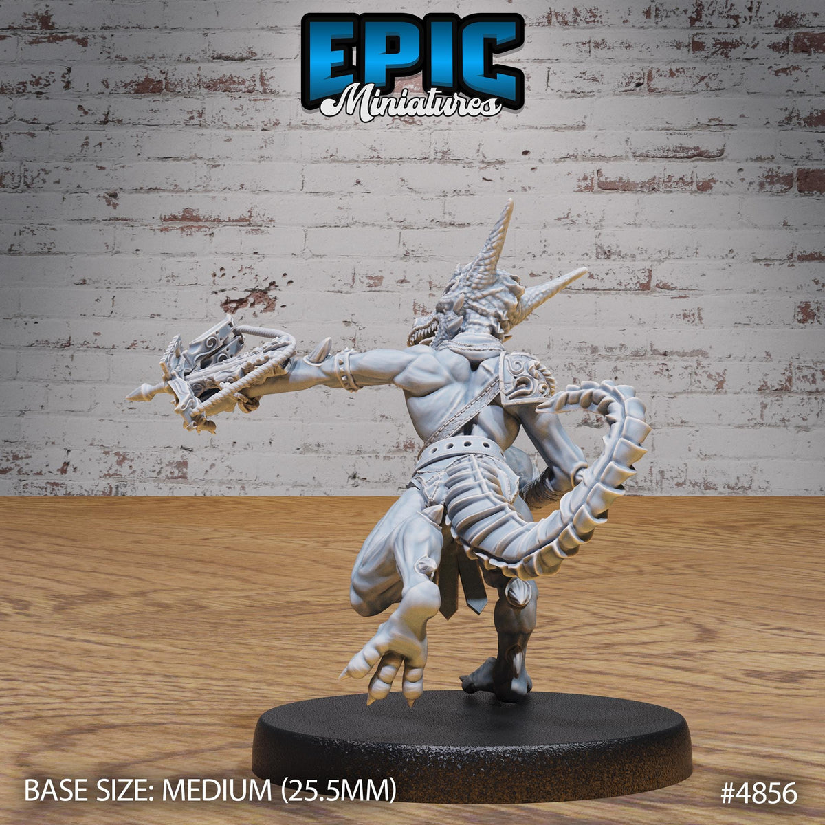 Kobold Minion Option #4856 back DND miniature Age of Dragons 16k resin