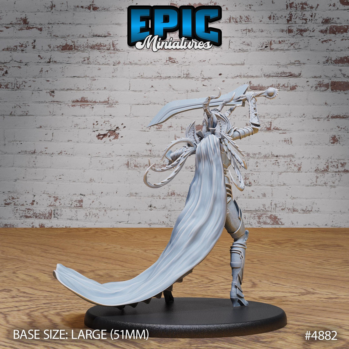 Queen Tiamat Avatar Option #4882 back DND miniature Age of Dragons 16k resin