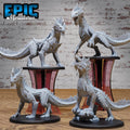 Silver Guard Drake Set of 4 DND miniatures group photo Age of Dragons