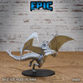 Huge Platinum Dragon Option #4897 front DND miniature Age of Dragons 16k resin
