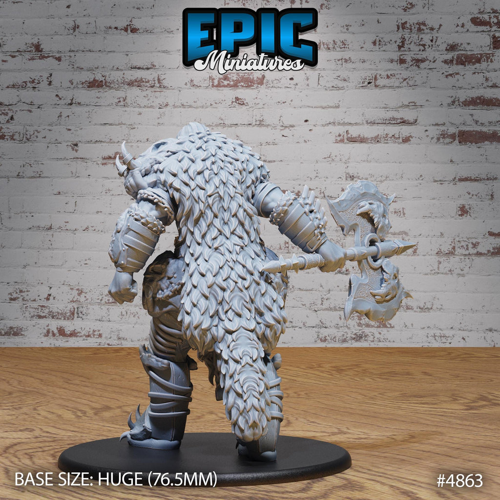 Huge Giant Dragon Hunter Option #4863 back DND miniature Age of Dragons 16k resin