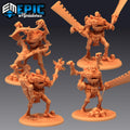 Human Bone Golem Set of 4 DND miniatures group photo Restless Bones