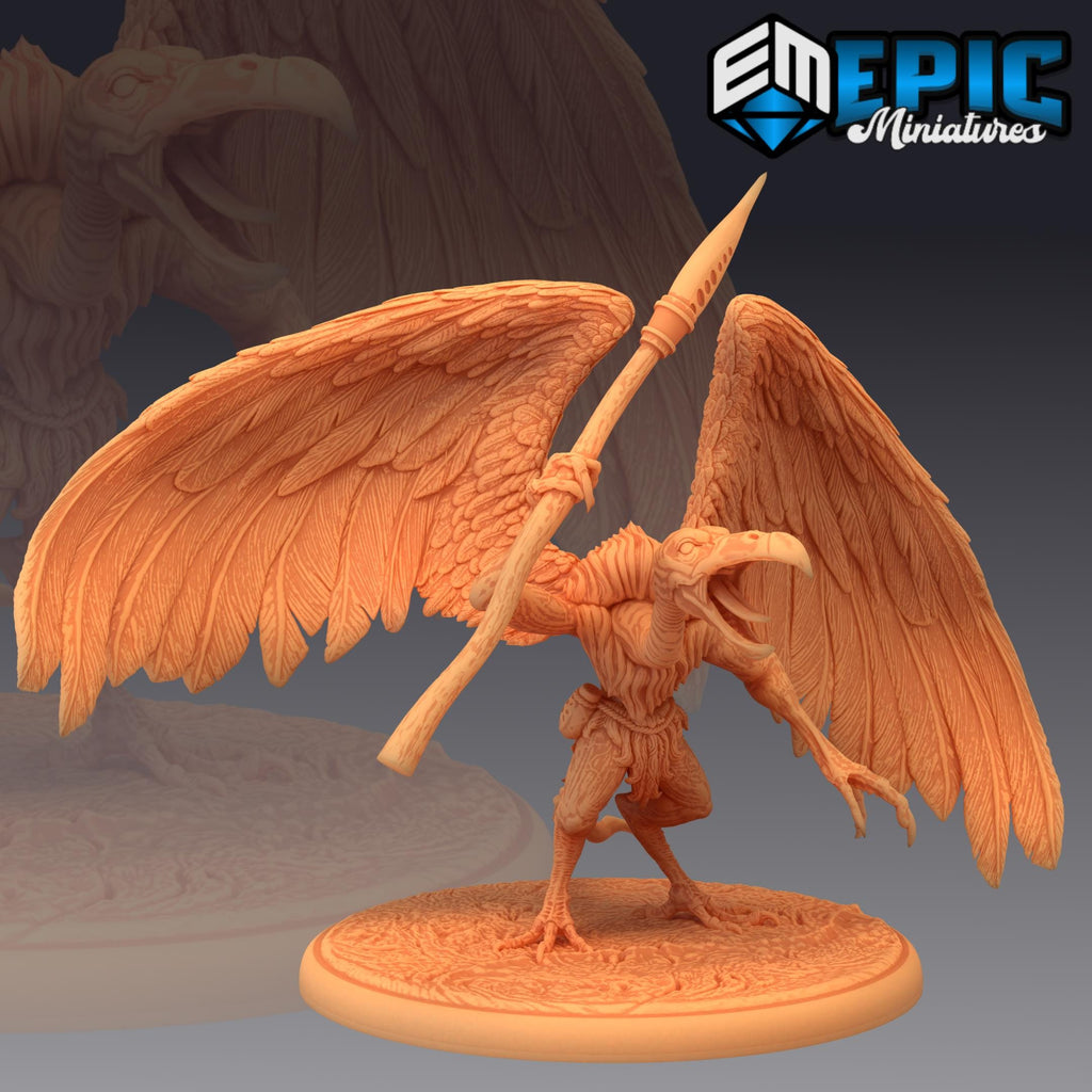 Vulture Demon Set of 4 DND miniature Restless Bones photo 8