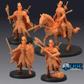 Death Knight Set of 4 DND miniatures group photo Restless Bones