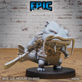 Catfish Folk Option #4846 front DND miniature Mysterious Ocean 16k resin