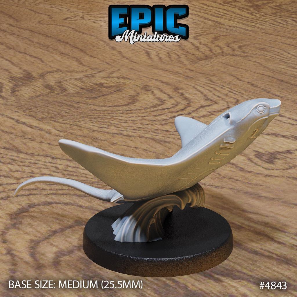 Stingray Option #4843 back DND miniature Mysterious Ocean 16k resin