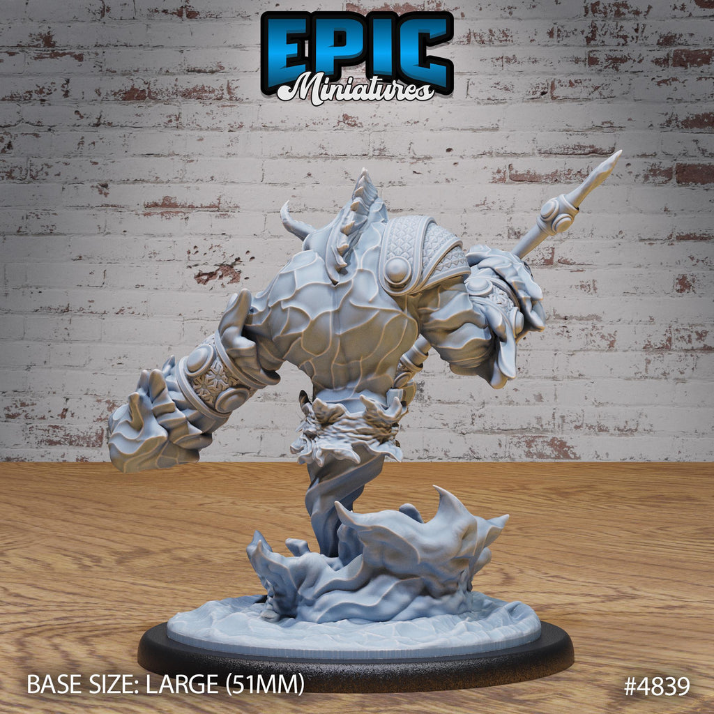 Water Elemental Guard Option #4839 back DND miniature Mysterious Ocean 16k resin