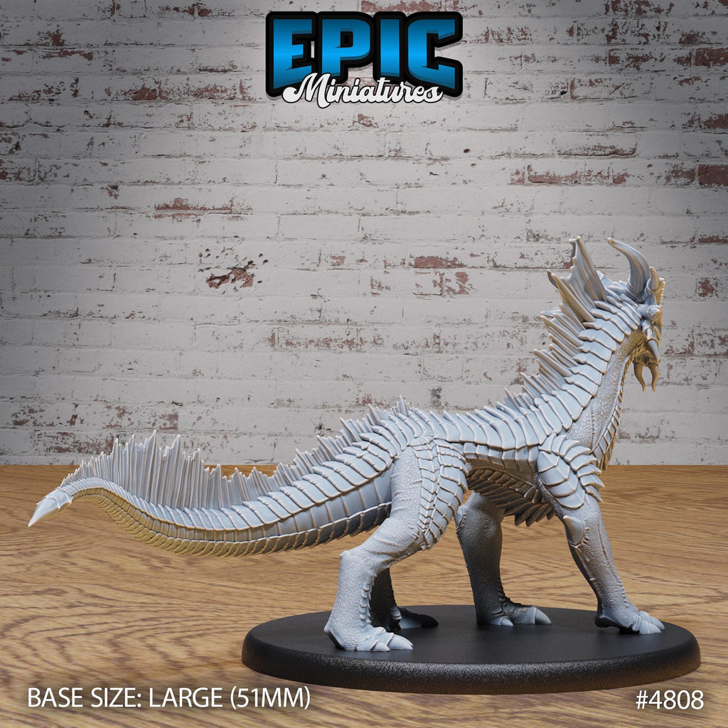 Bronze Guard Drake Option #4808 (2) back DND miniature Mysterious Ocean 16k resin