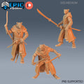 Catfolk Panther Pirate DND miniatures group photo Treasure Hunt